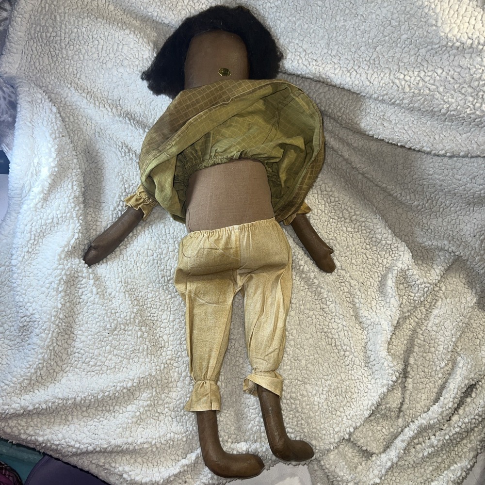 Vintage Cloth Folk Art‎ Doll 22" Tall "Sadie" - Picture 7 of 9